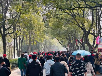 岳麓山、橘子洲景區(qū)大客流,景區(qū)倡導(dǎo)游客盡量"錯(cuò)峰出游"